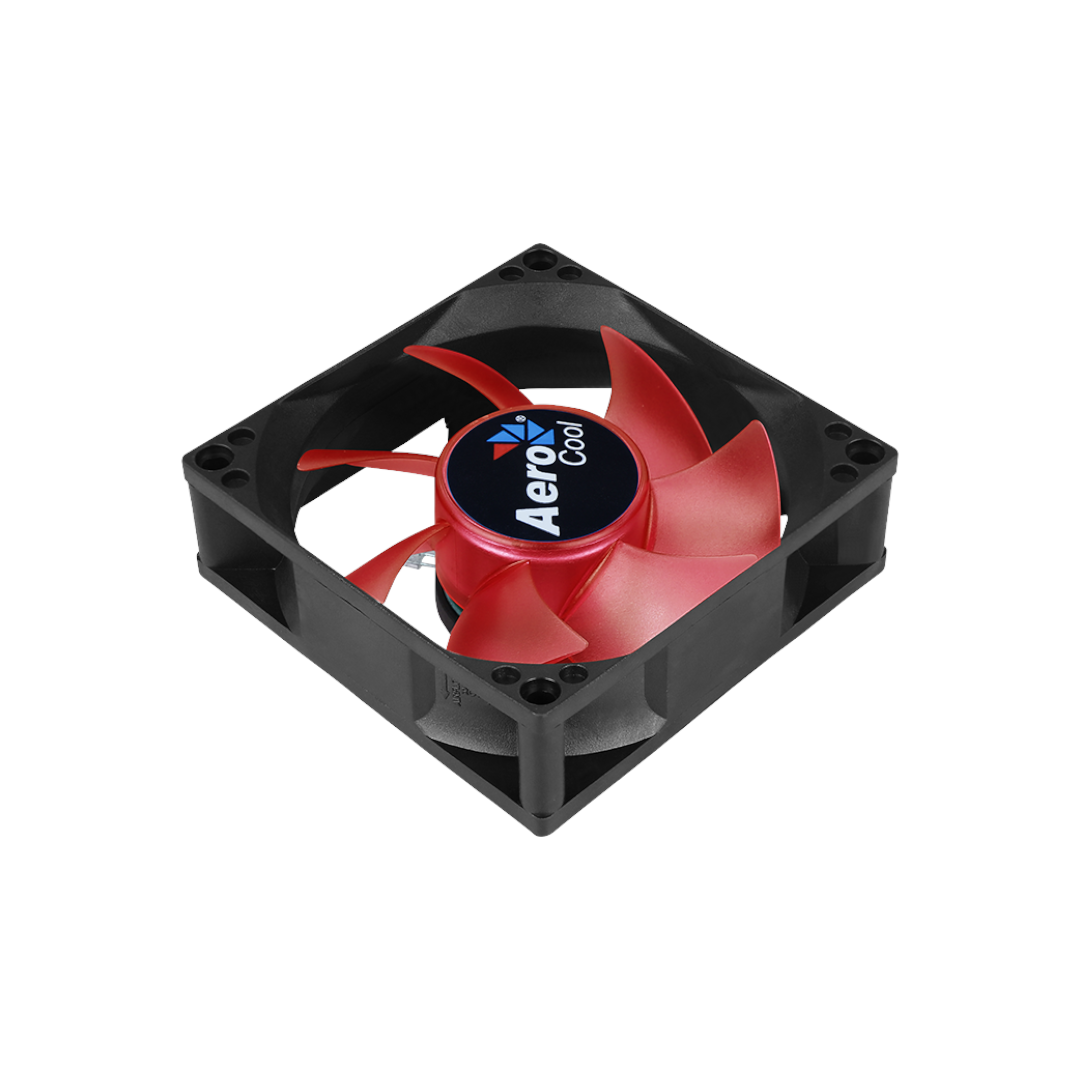 Вентилятор 80x80x25 Aerocool Motion 8 Red-3P, гидродинамический 3pin, красный (ACF1-MT10210.R1) - фото 6 - id-p226576274