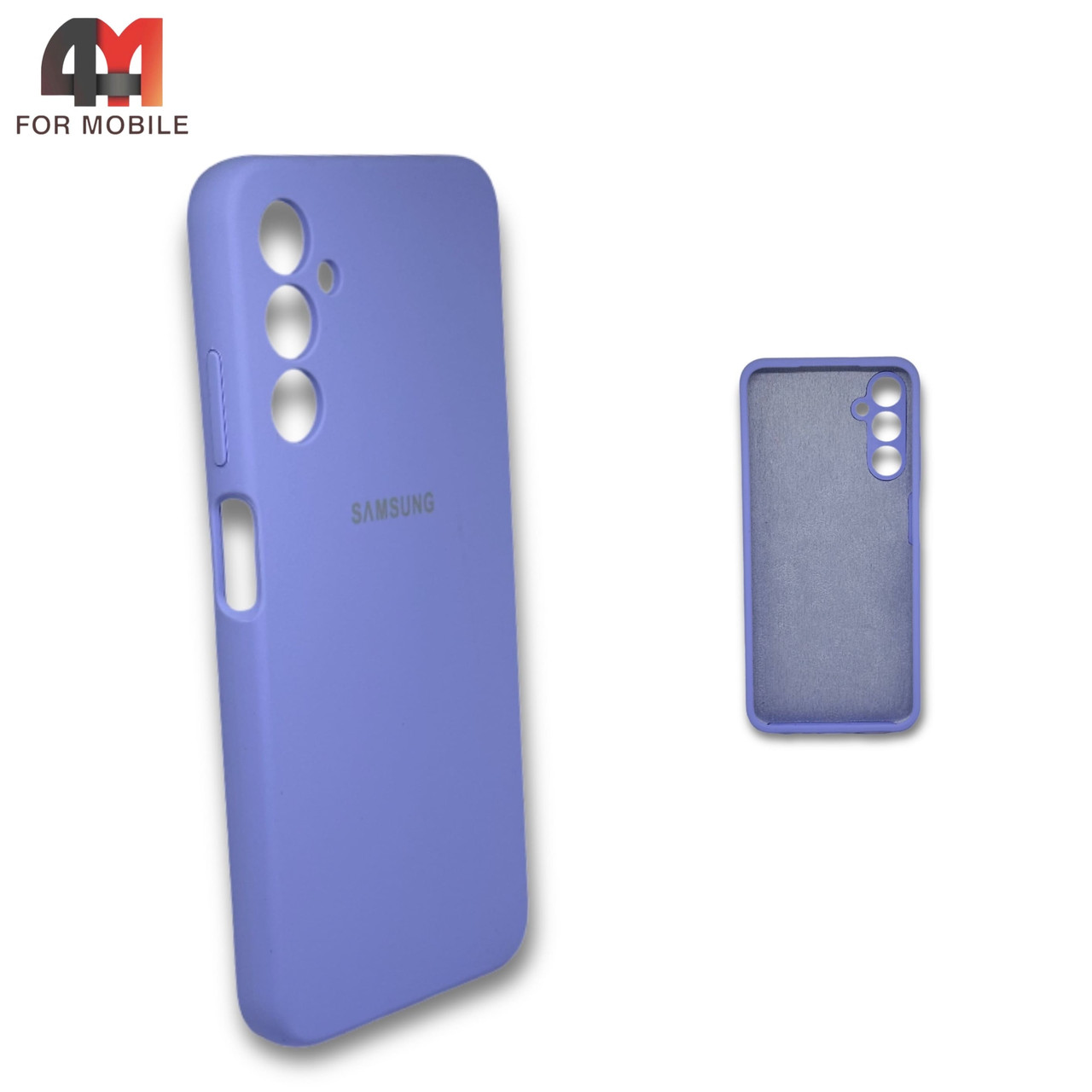 Чехол для Samsung A05s силиконовый, Silicone Case, лавандового цвета - фото 1 - id-p226619190