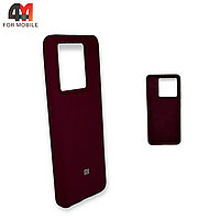 Чехол Xiaomi Mi 13T/13T Pro/Redmi K60 Ultra силиконовый, Silicone Case, цвет марсала