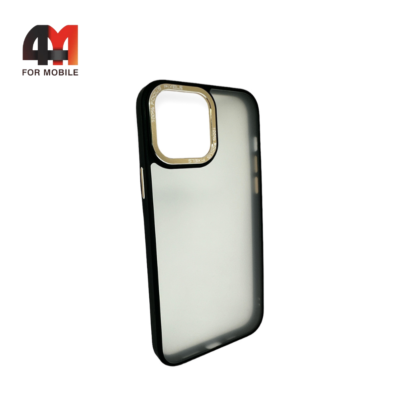 Чехол Iphone 13 Pro пластиковый с усиленной рамкой, золотого цвета, New Case - фото 1 - id-p226617860