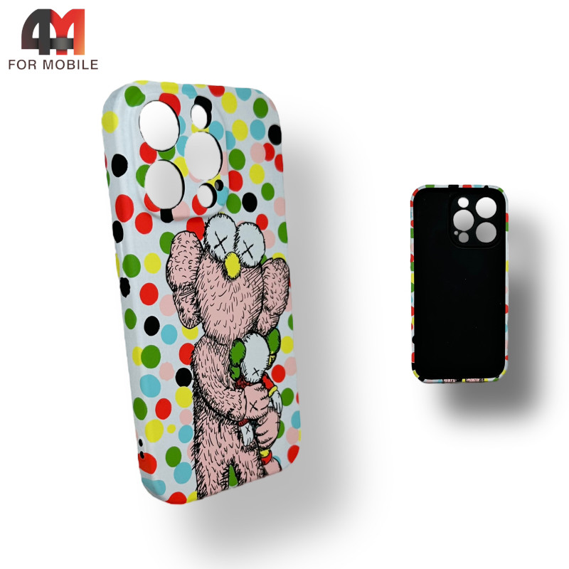 Чехол Iphone 13 Pro силиконовый с рисунком, 016 пудровый, luxo - фото 1 - id-p226619053