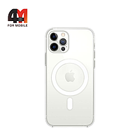 Чехол Iphone 13 Pro пластиковый, Clear Case+MagSafe, прозрачный
