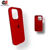 Чехол Iphone 13 Pro Silicone Case, 14 красного цвета