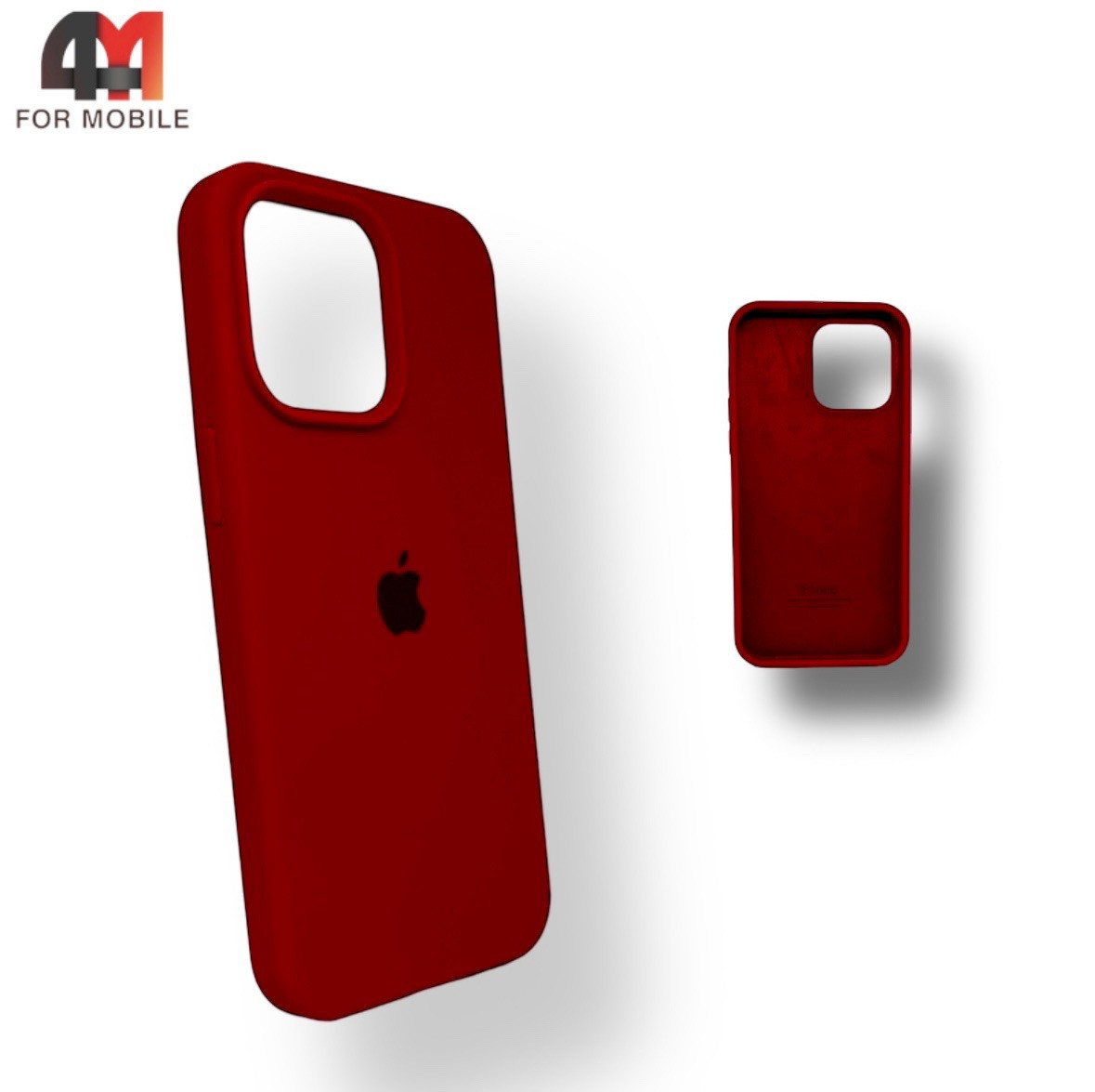 Чехол Iphone 13 Pro Max Silicone Case, 33 винного цвета - фото 1 - id-p226617203
