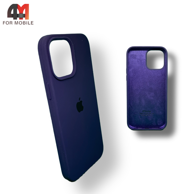 Чехол Iphone 13 Pro Max Silicone Case, 75 пурпурного цвета - фото 1 - id-p226617264