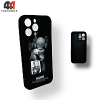 Чехол Iphone 13 Pro Max силиконовый с рисунком, 05 черный, luxo