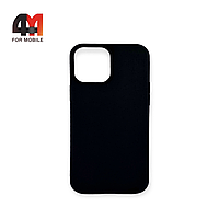 Чехол Iphone 13 Pro Max силиконовый, матовый, черного цвета