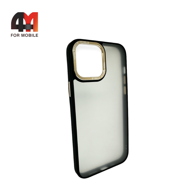 Чехол Iphone 13 Pro Max пластиковый с усиленной рамкой, золотого цвета, New Case - фото 1 - id-p226618254