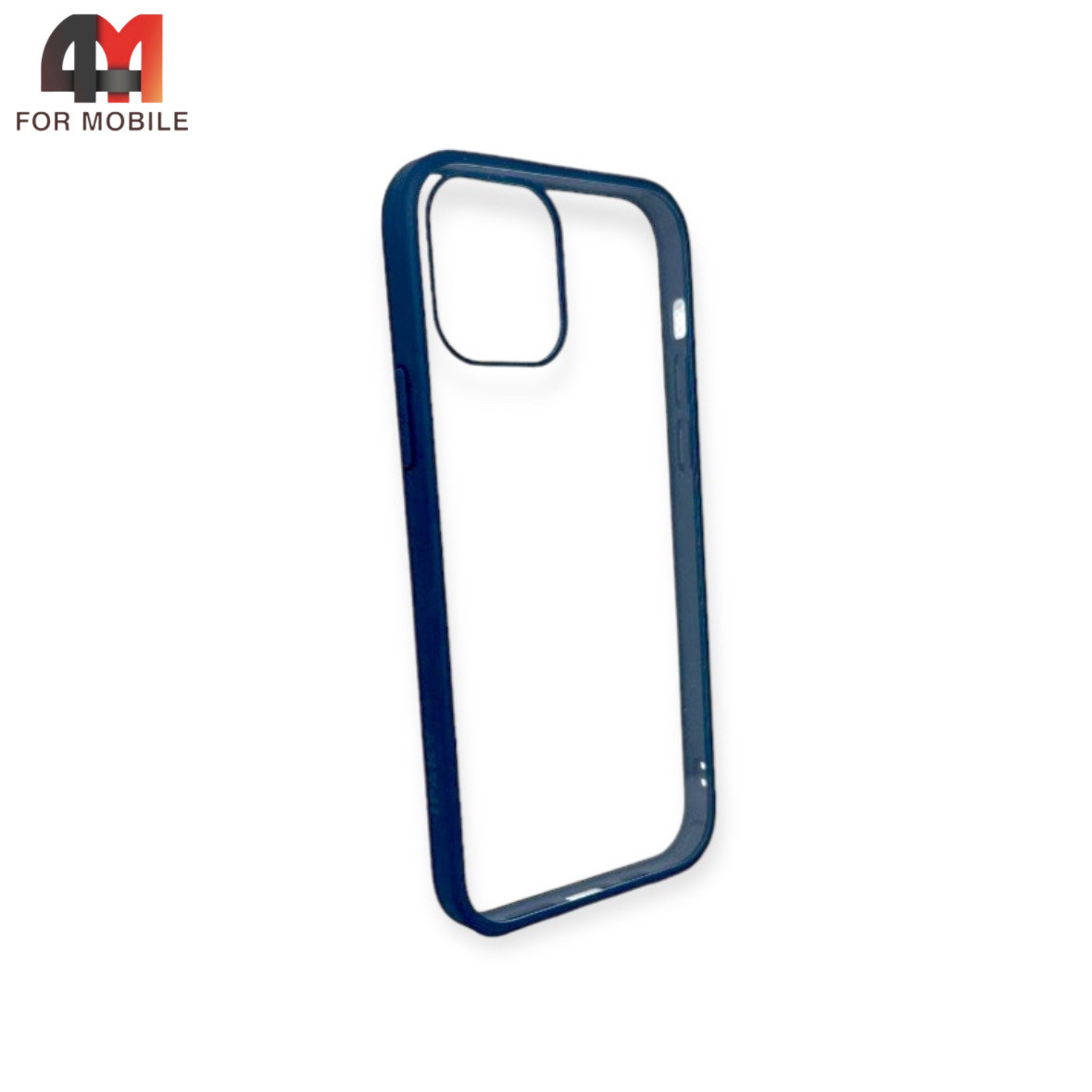 Чехол Iphone 13 Pro Max пластиковый с усиленной рамкой, синего цвета, ipaky - фото 1 - id-p226618277
