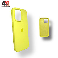 Чехол Iphone 13 Pro Max Silicone Case, 32 желтого цвета