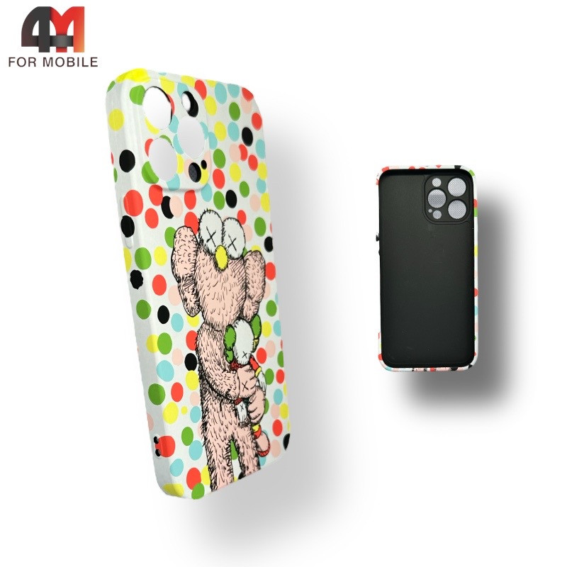 Чехол Iphone 13 Pro Max силиконовый с рисунком, 016 пудровый, luxo - фото 1 - id-p226618500