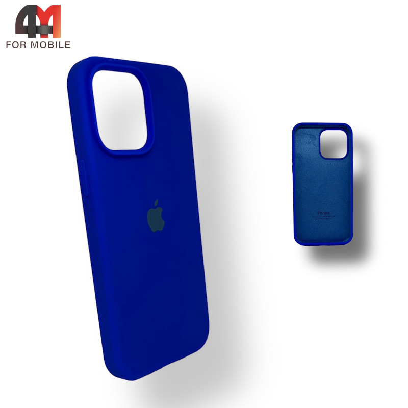 Чехол Iphone 13 Pro Max Silicone Case, 40 цвет индиго - фото 1 - id-p226617234