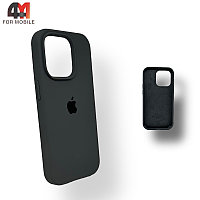 Чехол Iphone 13 Pro Max Silicone Case, 15 темно-серого цвета