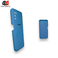 Чехол Samsung A03s Silicone Case, синего цвета
