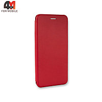 Чехол книга Samsung A03s красного цвета