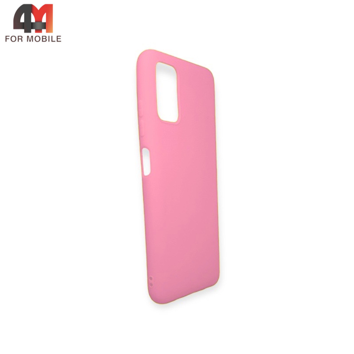 Чехол Samsung A03s силиконовый, матовый, розового цвета, Redline - фото 1 - id-p226621987