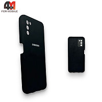 Чехол Samsung A03s Silicone Case, черного цвета