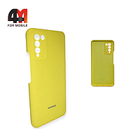 Чехол Huawei Honor 10X Lite Silicone Case, желтого цвета