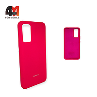 Чехол Huawei Honor 30/Honor 30 Pro/Honor 30 Pro Plus Silicone Case, ярко-розового цвета