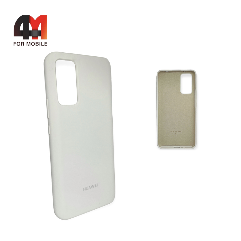 Чехол Huawei Honor 30/Honor 30 Pro/Honor 30 Pro Plus Silicone Case, белого цвета - фото 1 - id-p226620402