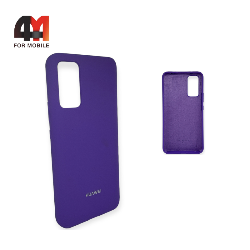Чехол Huawei Honor 30/Honor 30 Pro/Honor 30 Pro Plus Silicone Case, фиолетового цвета - фото 1 - id-p226617981