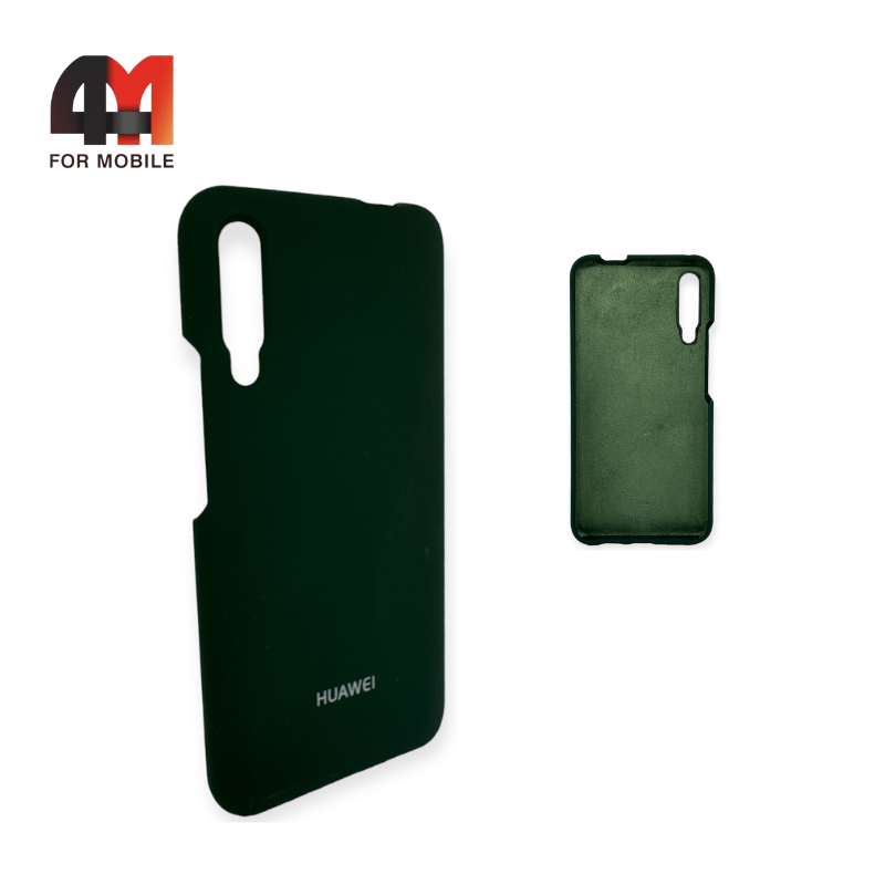 Чехол Huawei Honor 9X Pro/Y9s Silicone Case, темно-зеленого цвета - фото 1 - id-p226622033