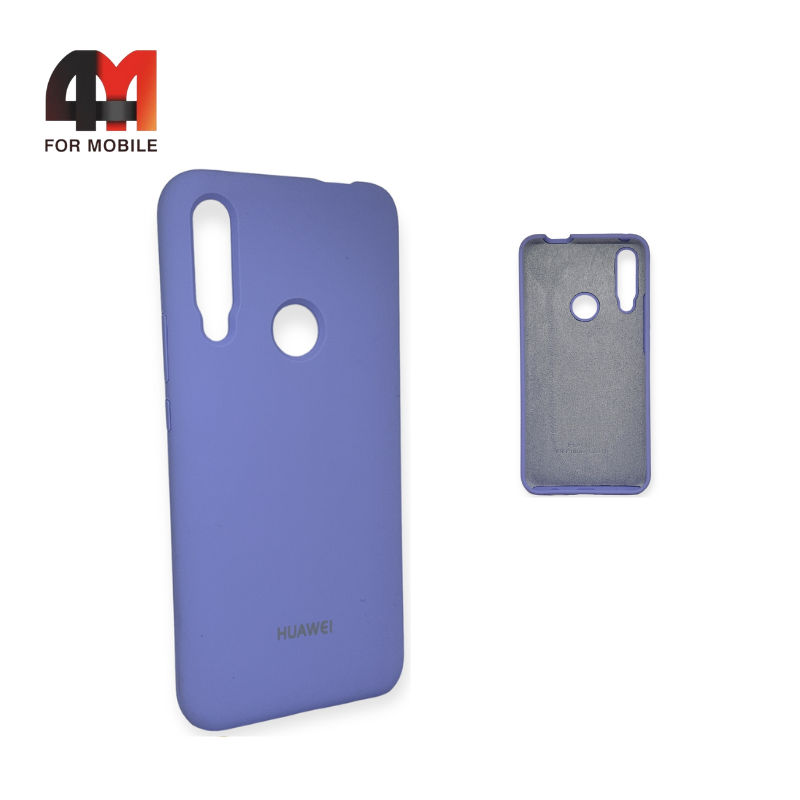 Чехол Huawei P Smart Z/Honor 9X/Y9 Prime 2019 Silicone Case, лавандового цвета - фото 1 - id-p226622068
