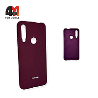 Чехол Huawei P Smart Z/Honor 9X/Y9 Prime 2019 Silicone Case, цвет марсала