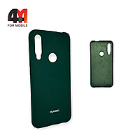 Чехол Huawei P Smart Z/Honor 9X/Y9 Prime 2019 Silicone Case, темно-зеленого цвета