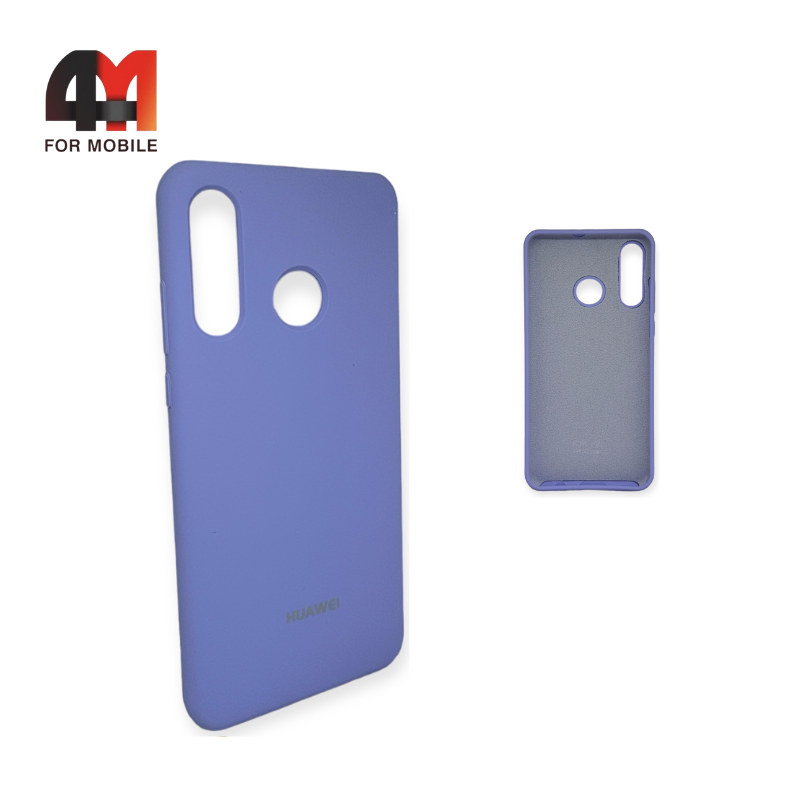 Чехол Huawei P30 Lite/Nova 4E/Honor 20S Silicone Case, лавандового цвета - фото 1 - id-p226622108