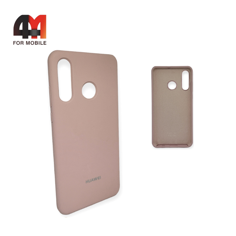 Чехол Huawei P30 Lite/Nova 4E/Honor 20S Silicone Case, пудрового цвета - фото 1 - id-p226619724