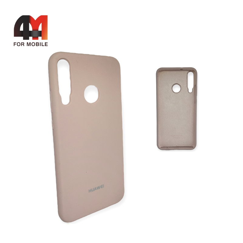 Чехол Huawei P40 Lite E/Y7P/Honor 9C Silicone Case, пудрового цвета - фото 1 - id-p226622124