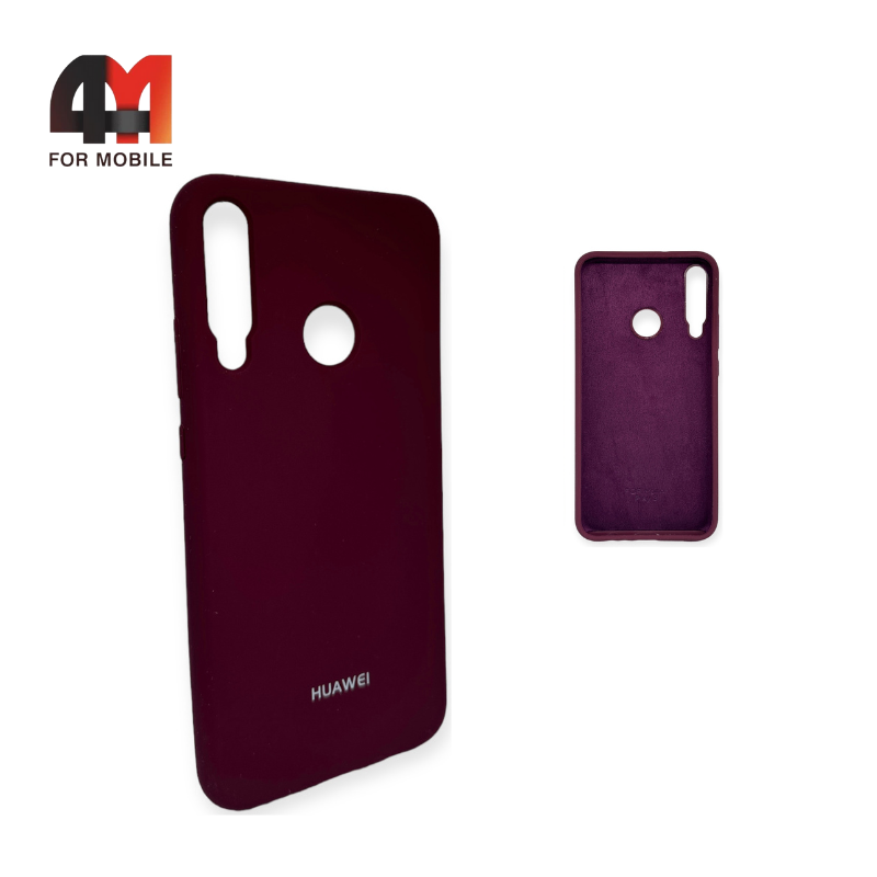 Чехол Huawei P40 Lite E/Y7P/Honor 9C Silicone Case, цвет марсала - фото 1 - id-p226617953