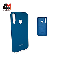 Чехол Huawei P40 Lite E/Y7P/Honor 9C Silicone Case, синего цвета