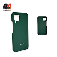 Чехол Huawei P40 Lite/Nova 6Se/Nova 7i Silicone Case, темно-зеленого цвета