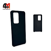 Чехол Huawei P40 Pro Silicone Case, черного цвета