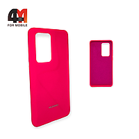 Чехол Huawei P40 Pro Silicone Case, ярко-розового цвета