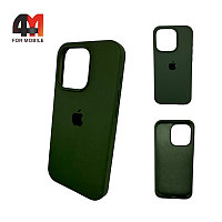 Чехол Iphone 15 Plus Silicone Case, 64 темно-елового цвета