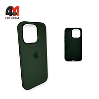 Чехол Iphone 15 Plus Silicone Case Premium + MagSafe, Cypress