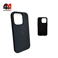 Чехол Iphone 15 Plus пластиковый, FineWoven, Black