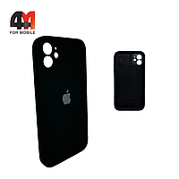 Чехол Iphone 11 Silicone Case Squared, 18 черного цвета