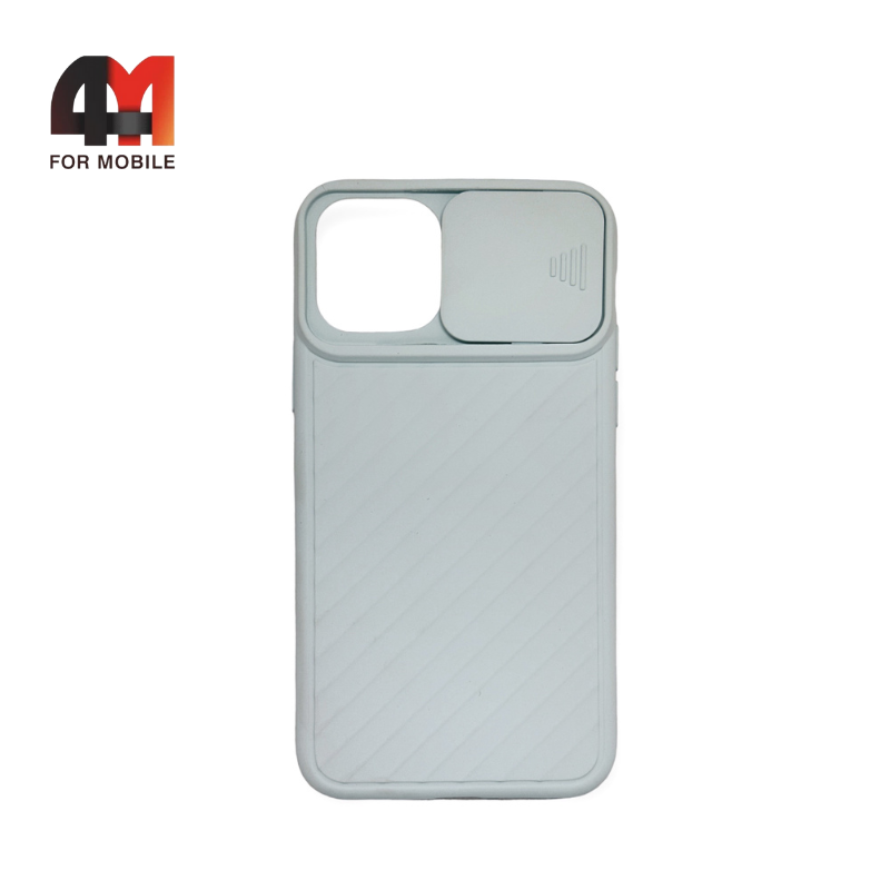 Чехол Iphone 11 силиконовый с защитой на камеру, мятного цвета - фото 1 - id-p226622391
