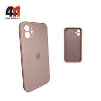 Чехол Iphone 11 Silicone Case Squared, 19 пудрового цвета