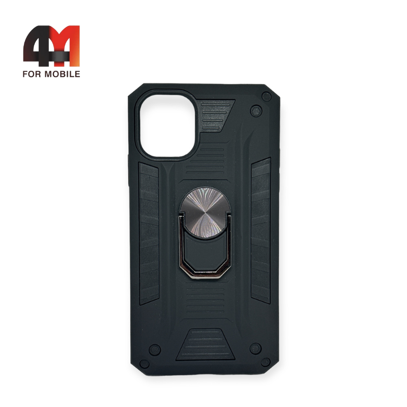 Чехол Iphone 11 пластиковый, противоударный, черного цвета, Case - фото 1 - id-p226618711