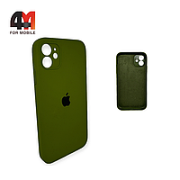 Чехол Iphone 11 Silicone Case Squared, 48 болотного цвета