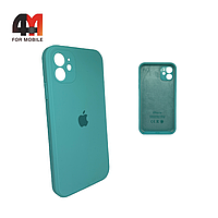 Чехол Iphone 11 Silicone Case Squared, 21 лазурного цвета