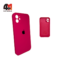 Чехол Iphone 11 Silicone Case Squared, 47 ярко-розового цвета