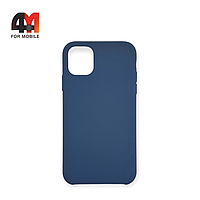 Чехол Iphone 11 силиконовый, Silicone Case, синего цвета, TOTU