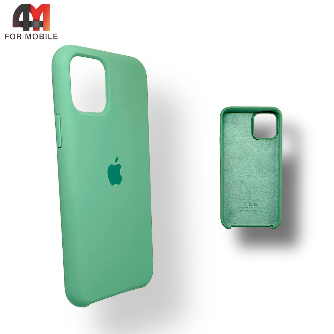 Чехол Iphone 11 Silicone Case, 50 цвет аквамарин - фото 1 - id-p226617226