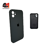 Чехол Iphone 11 Silicone Case Squared, 15 темно-серого цвета